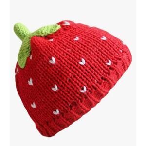 Beanie Girls Strawberry Crochet Beanies Hat Grunge Emo Slouchy Knitted Hats